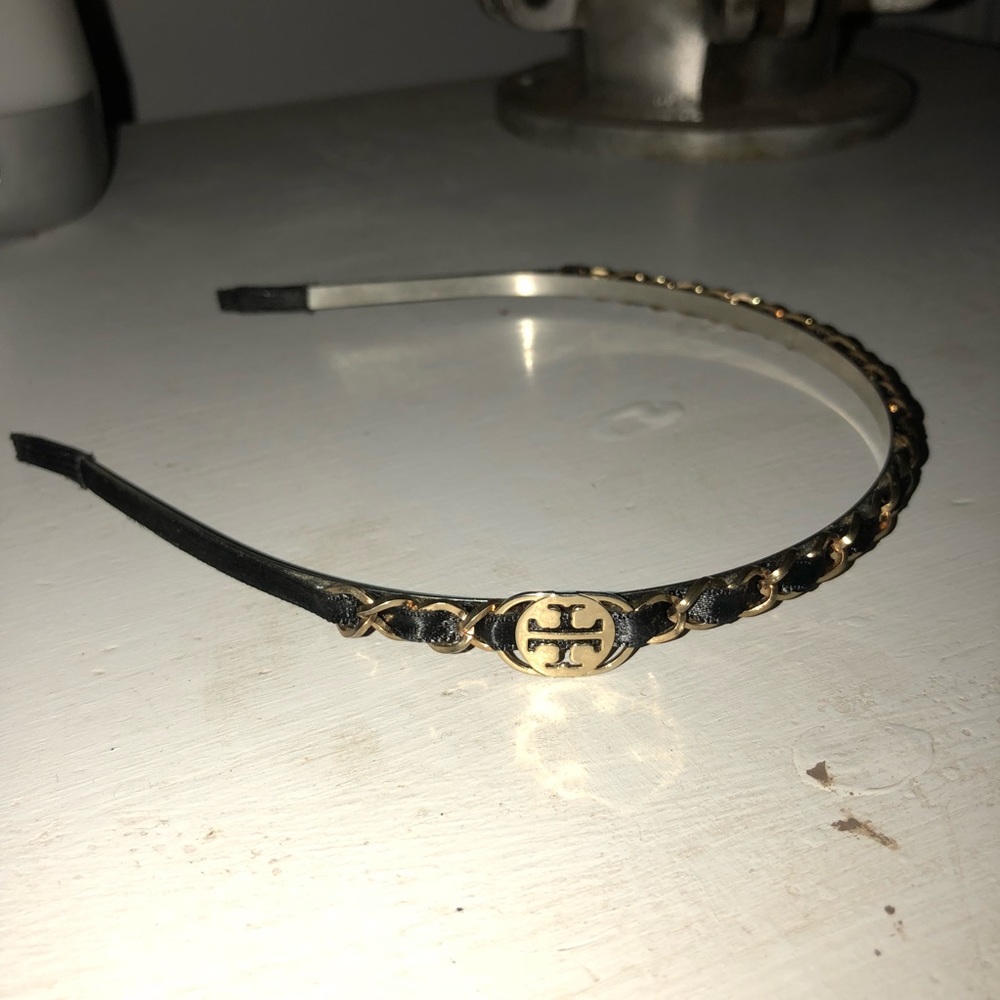 Gold chain head band